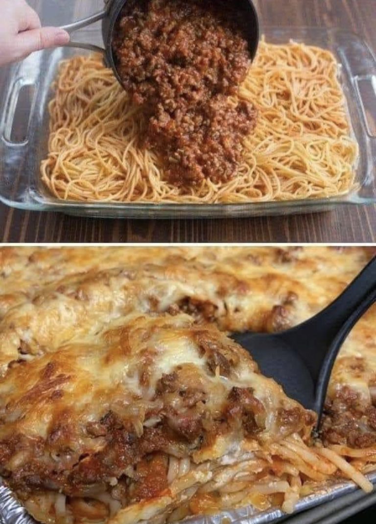 MILLION DOLLAR SPAGHETTI CASSEROLE