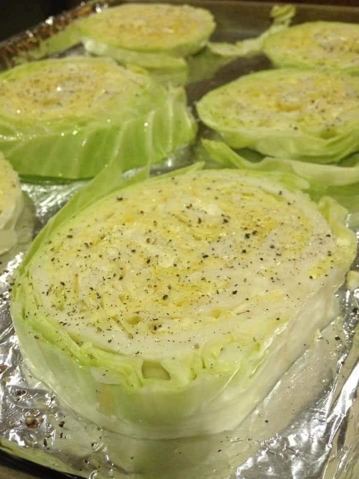 Cabbage Steak Baked