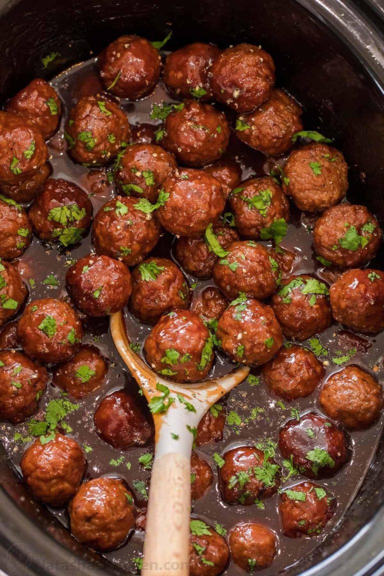 Easy Grape Jelly Meatballs