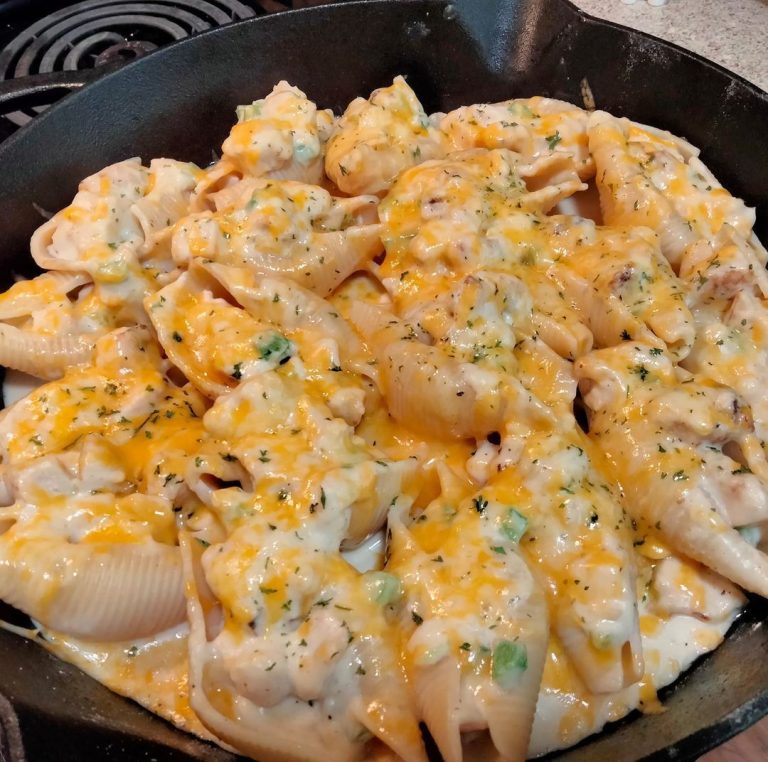 Stuffed Buffalo Chicken Shell