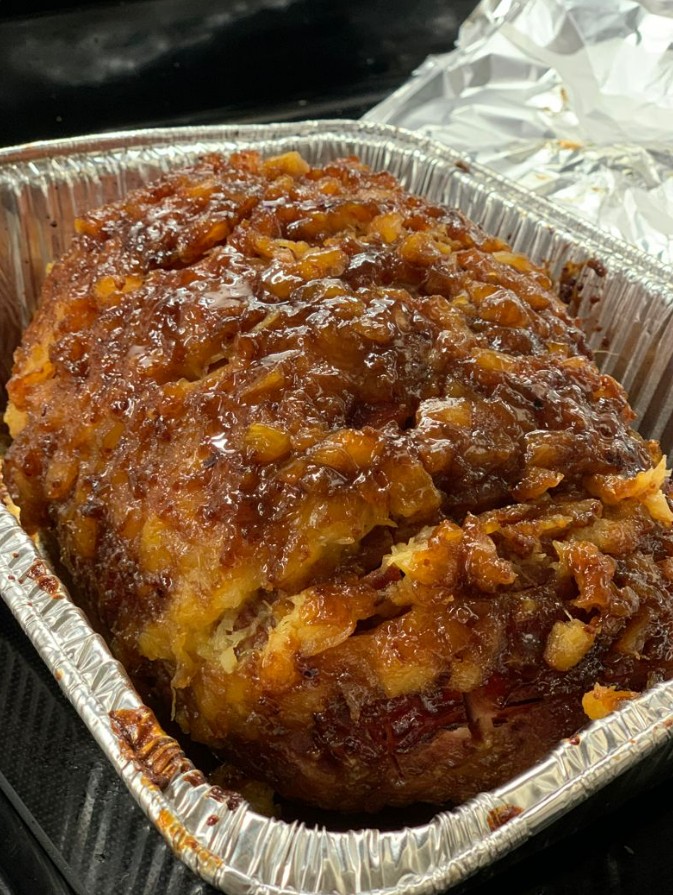 BROWN SUGAR PINEAPPLE BAKED HAM – ABSOLUTELY DIVINE