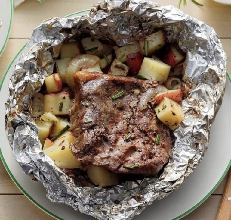 Steak and Potato Foil Packs