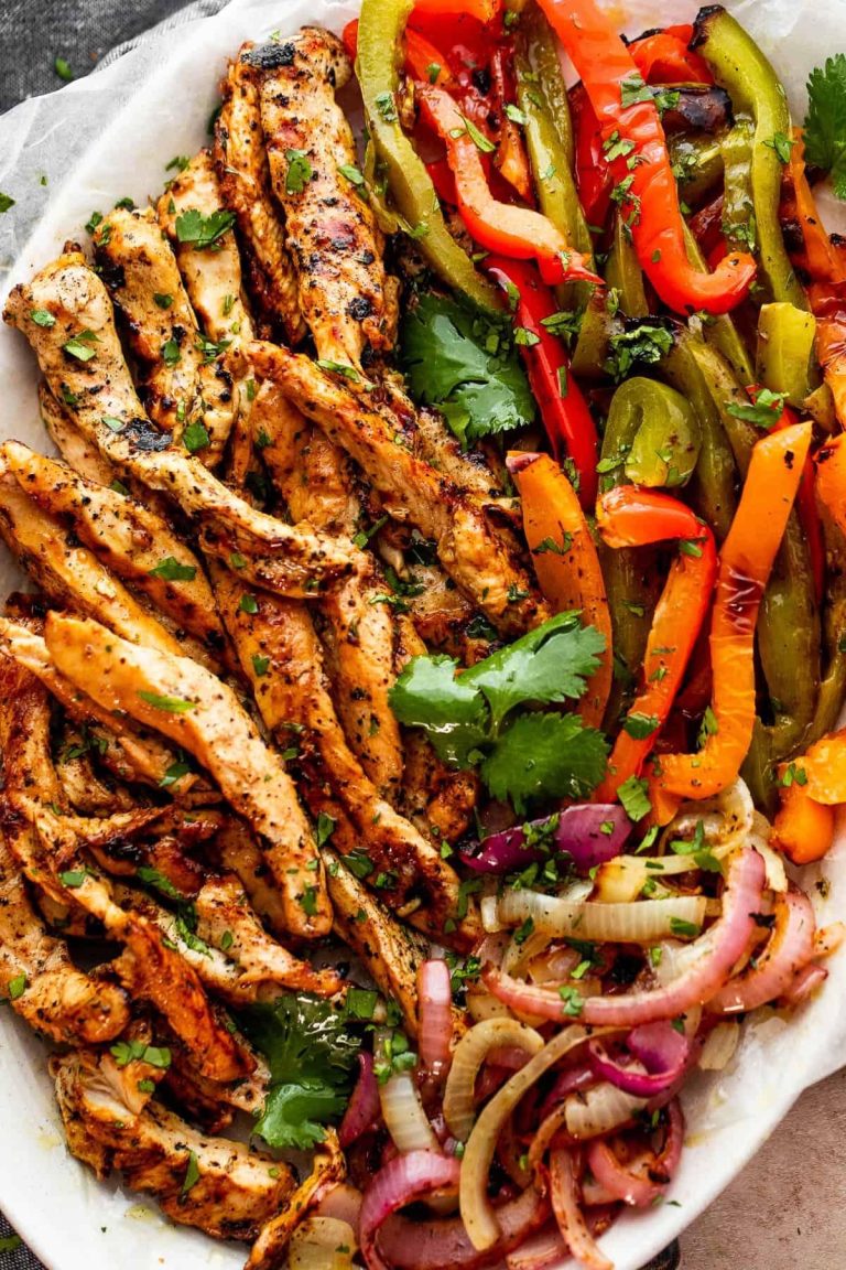 GRILLED CHICKEN FAJITAS