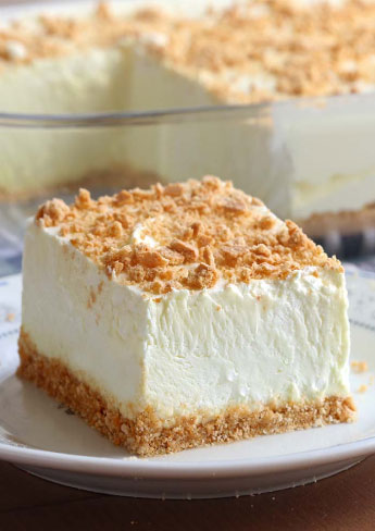 No Bake Classic Woolworth Cheesecake