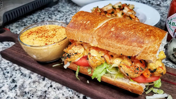 Po’ Boy Sandwich Shrimp Po Boy