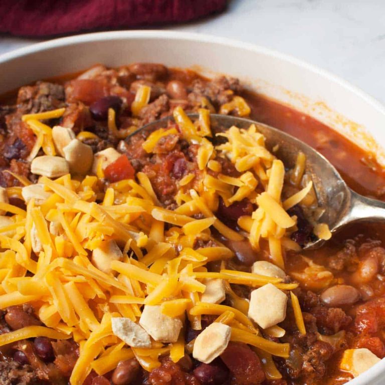 Copycat Wendy’s Chili in the Crockpot