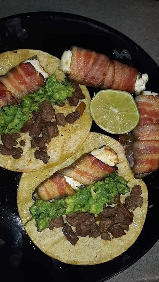 Bacon Wrapped Jalapeno Poppers Asada Tacos