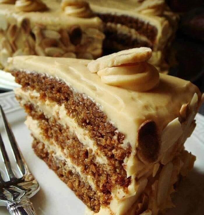 Butterscotch Cake with Caramel Icing