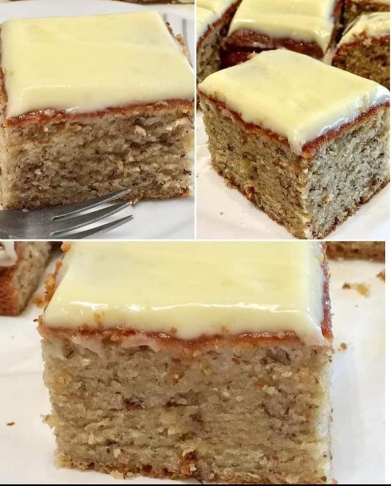 EASY RICH MOIST BANANA CAKE