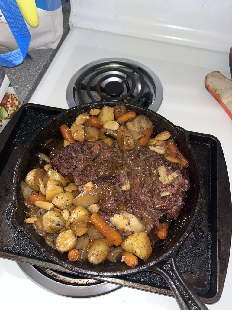 Garlic Butter Steak and Potatoes Skillet