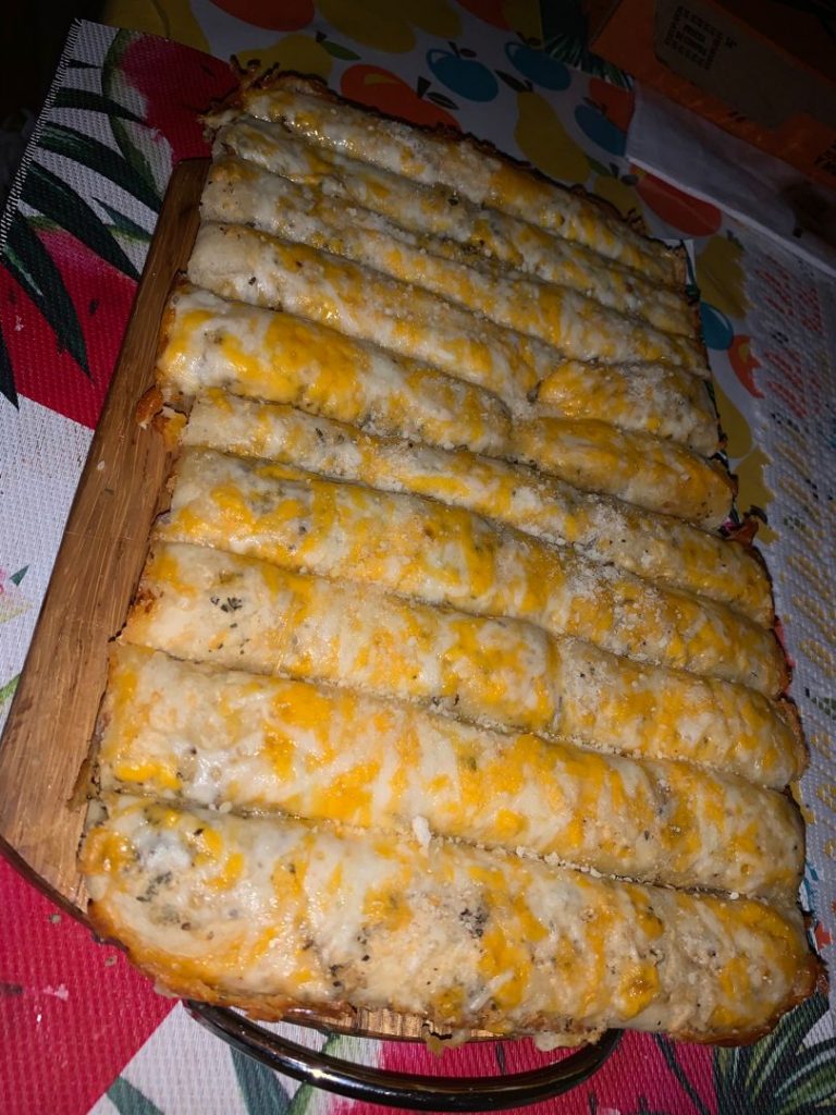 CHEESY GARLIC BREADSTICKS