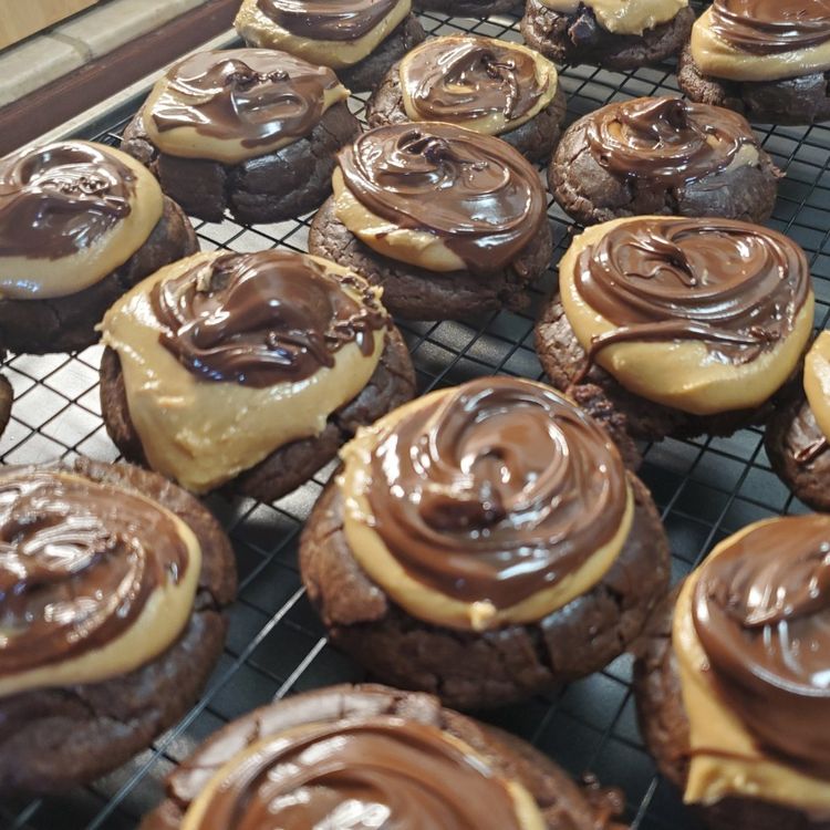 BUCKEYE BROWNIE COOKIES