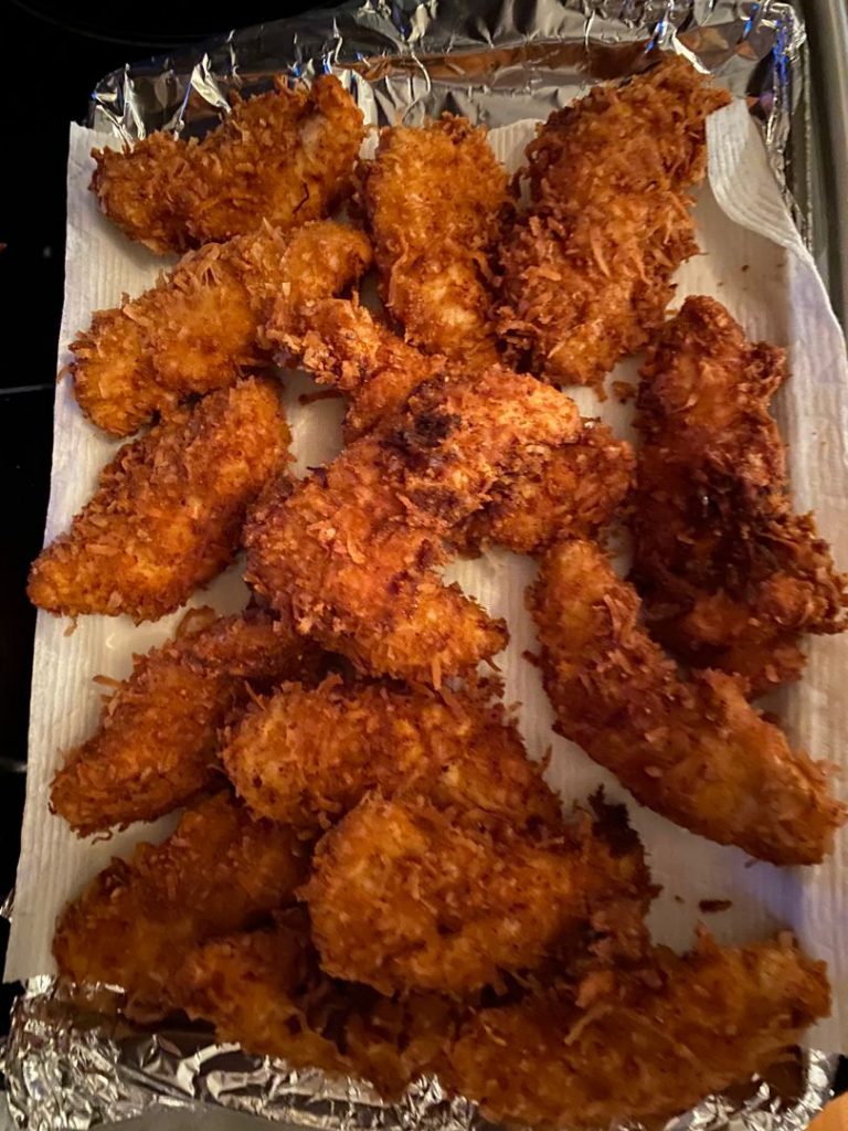 CRISPY COCONUT CHICKEN TENDERS