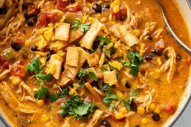 Crock Pot Tortilla Soup