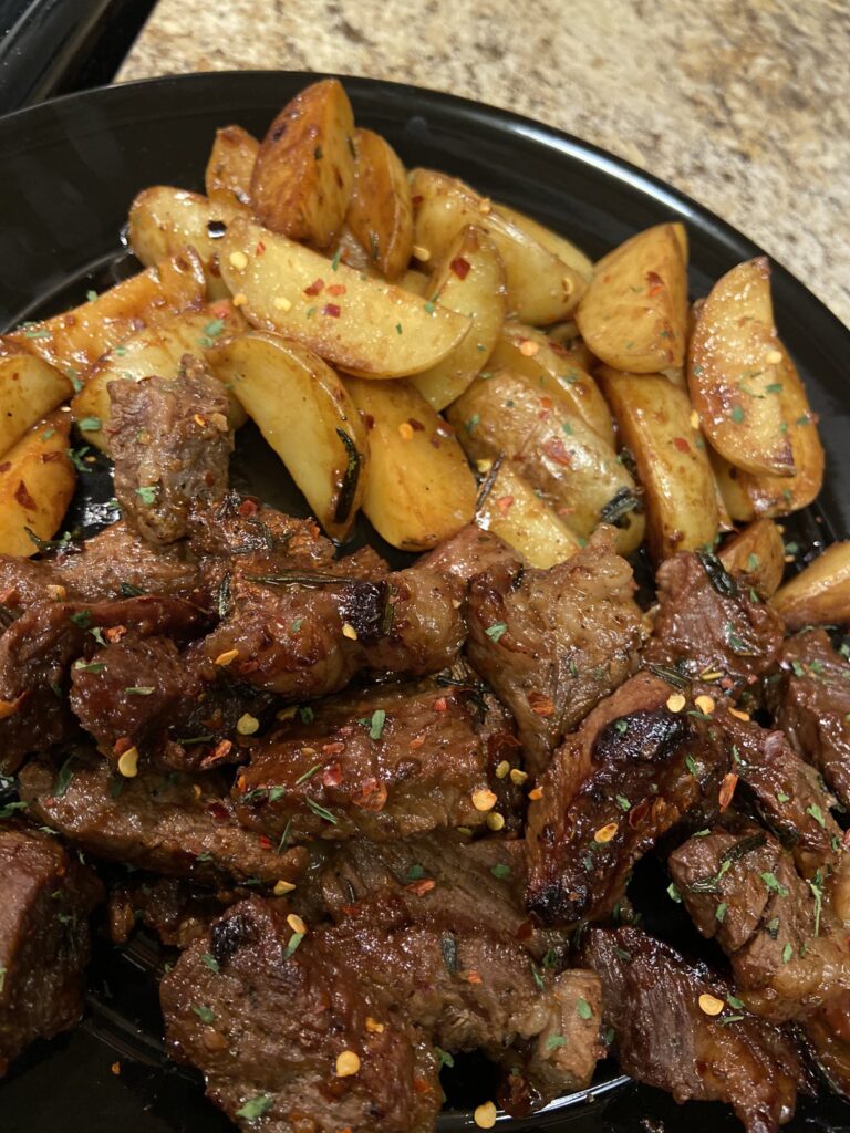 Garlic Butter Steak and Potatoes