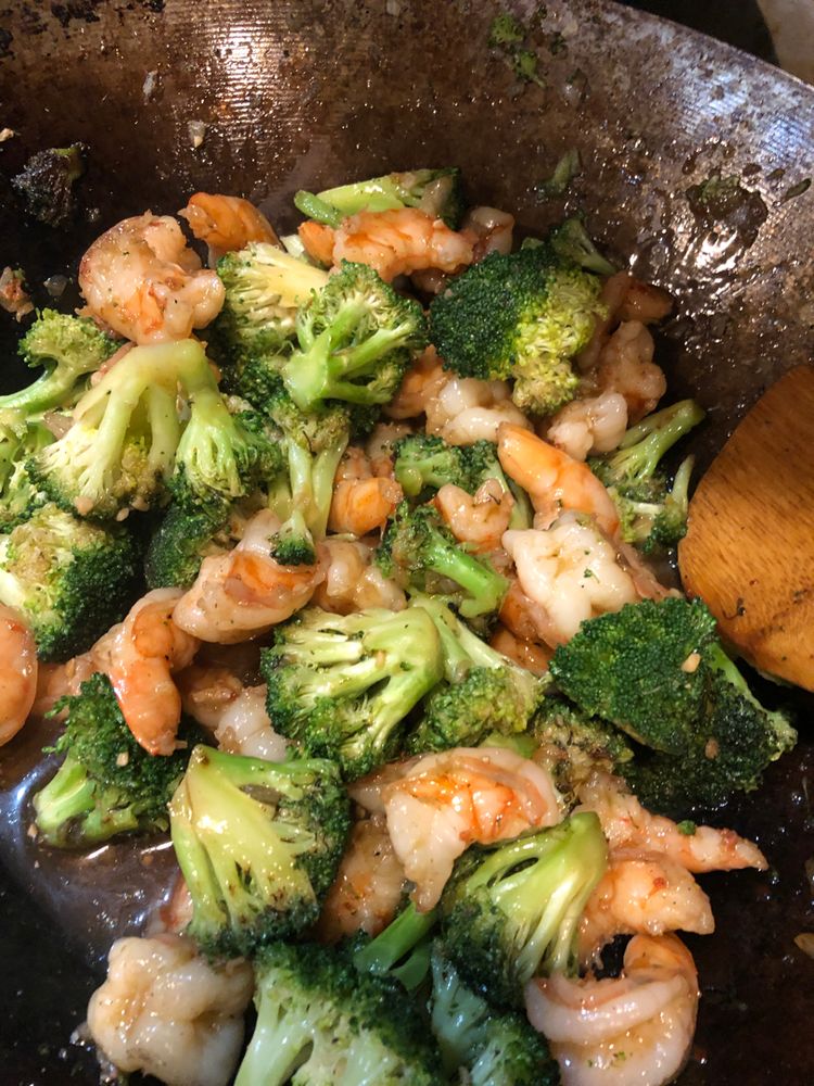 teriyaki shrimp broccoli stir fry