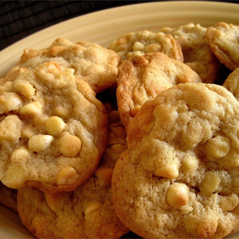 THESE WHITE CHOCOLATE MACADAMIA NUT COOKIES ARE A FAN-FAVORITE