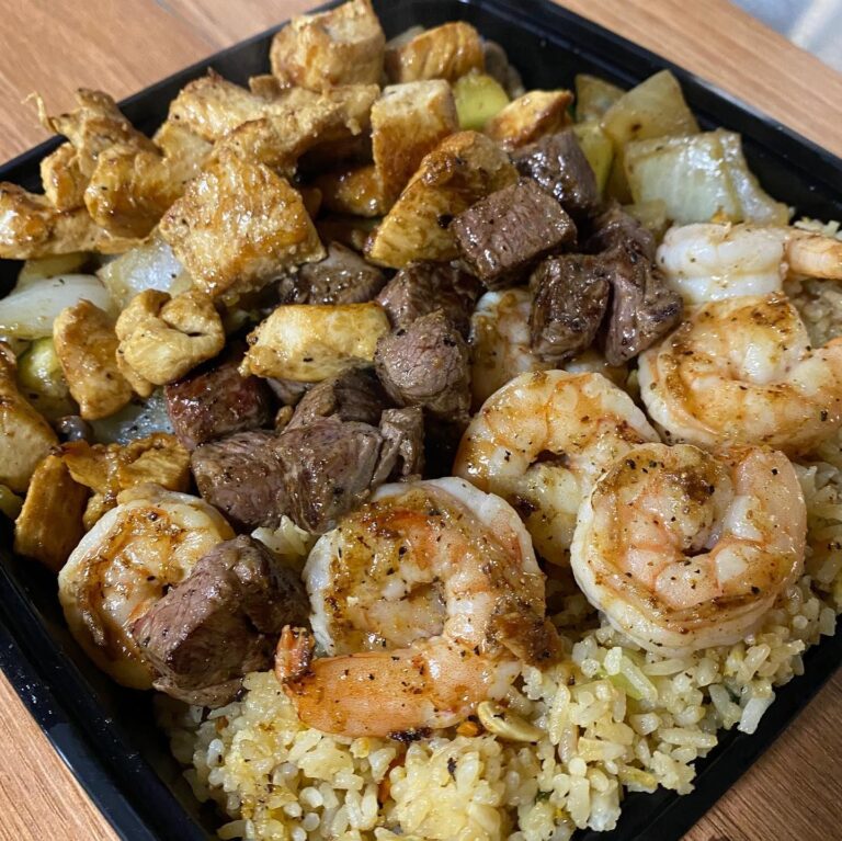 steak and shrimp scampi