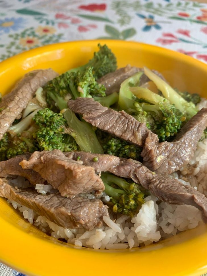 BEEF AND BROCCOLI STIR FRY