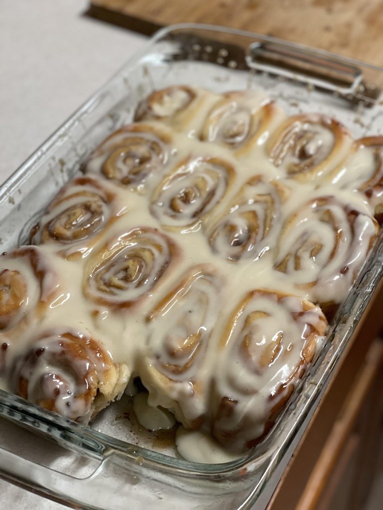 Homemade cinnamon rolls