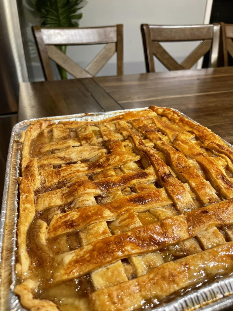 Grandma’s Peach Cobbler pie