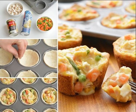 Mini Chicken Pot Pies