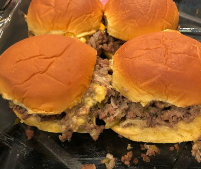 Chopped Cheeseburger Sliders