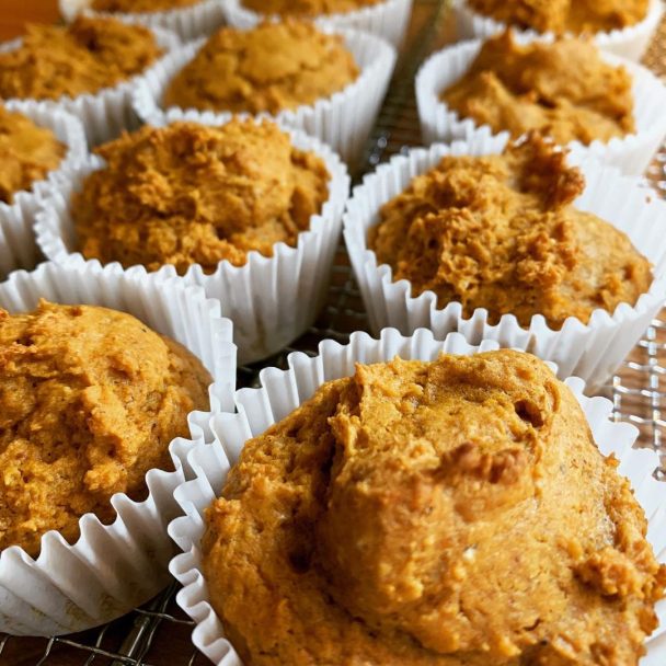 TWO INGREDIENT PUMPKIN MUFFINS