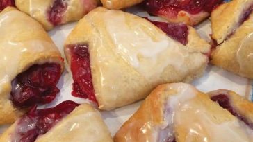 Easy Cherry Filled Crescents