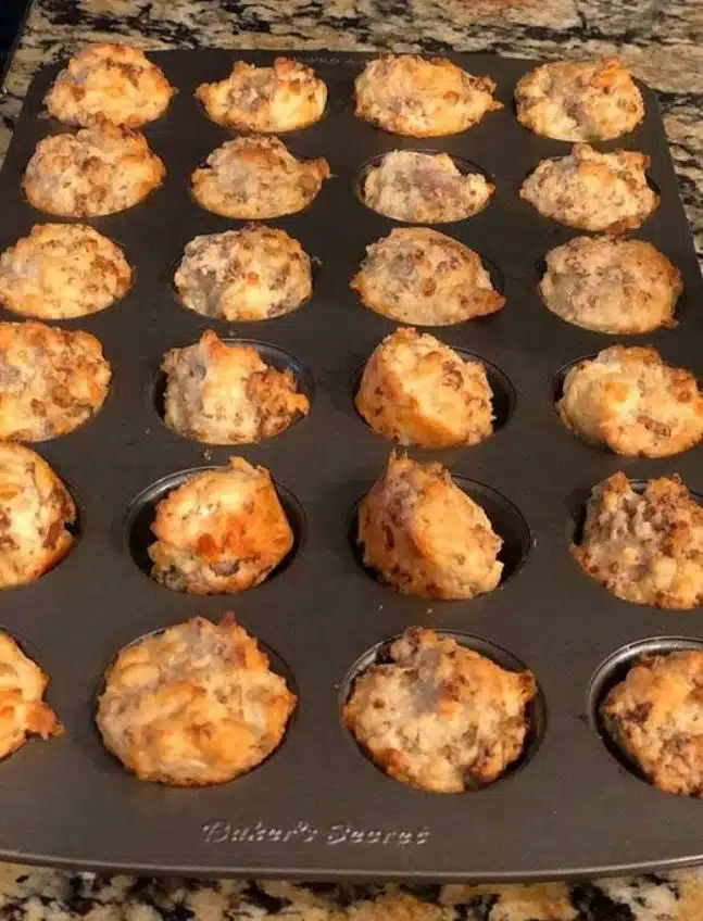 Crispy Hashbrown and Sausage Bites