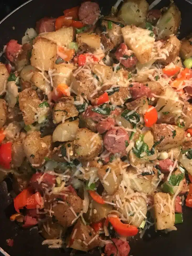 SMOKED SAUSAGE HASH