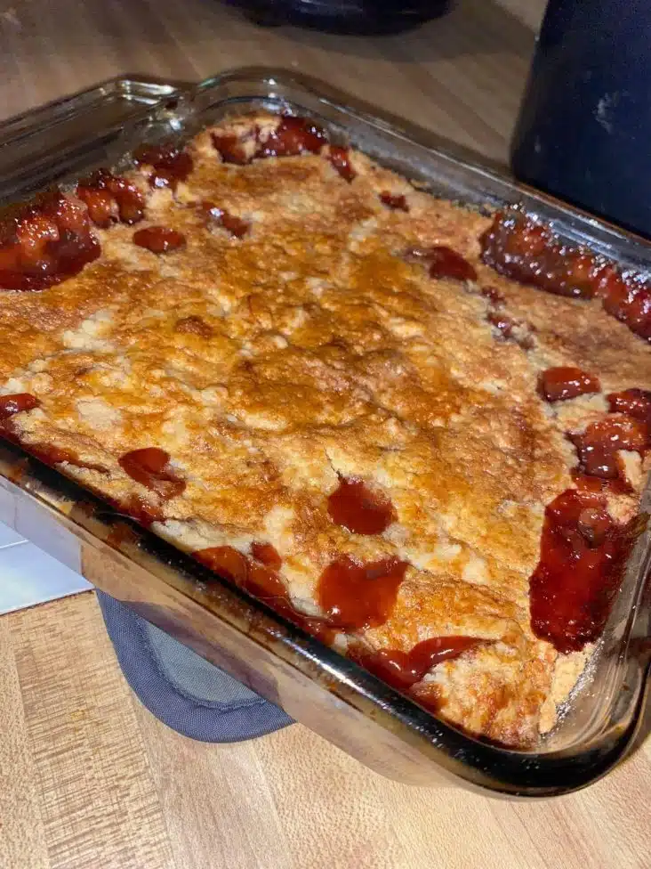 Cherry Cream Cheese Dump Cake