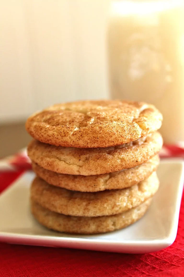 Classic Chewy Snickerdoodle Cookies