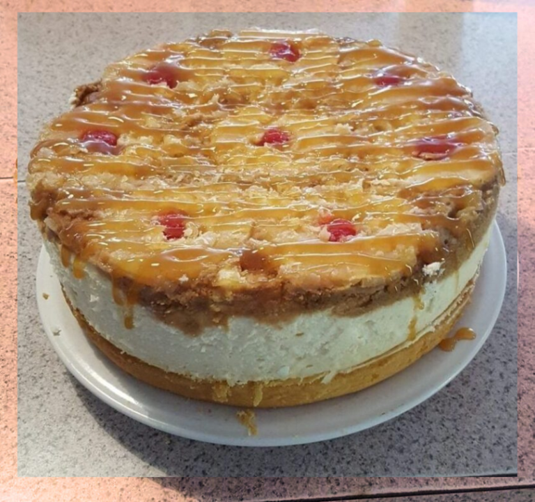 Pineapple Upside Down Cheesecake