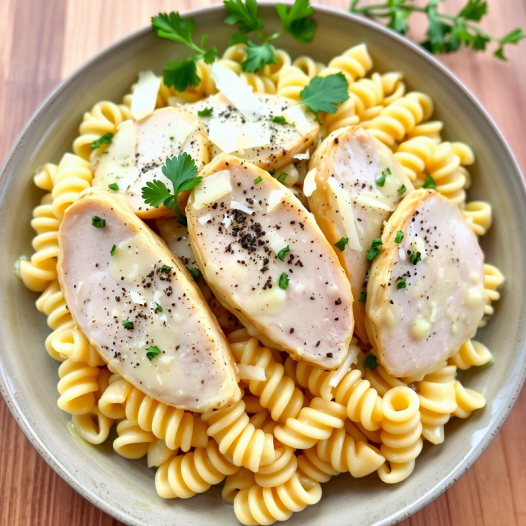 Creamy Garlic Parmesan Chicken Pasta