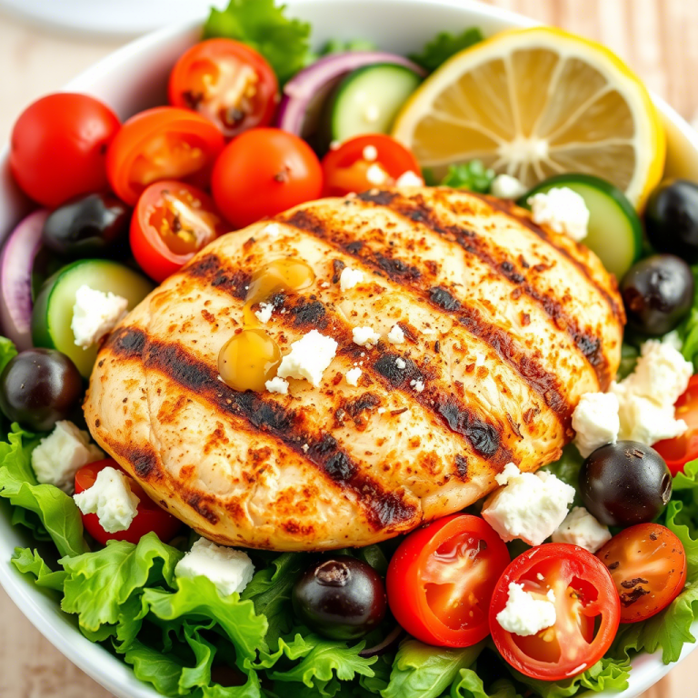 5. Healthy Greek Chicken Bowl