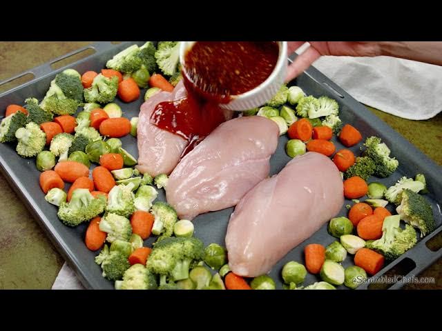 One-Pan Lemon Garlic Chicken & Veggies