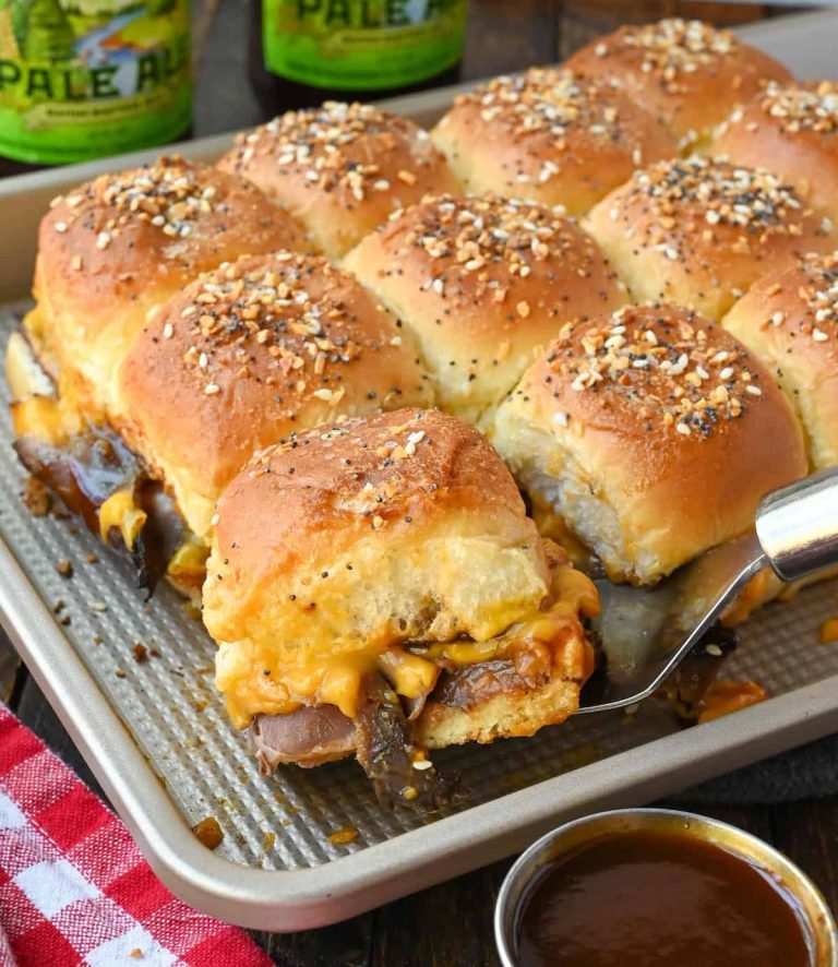 Roast Beef and Cheddar Sliders – Easy Hawaiian Roll Party Recipe