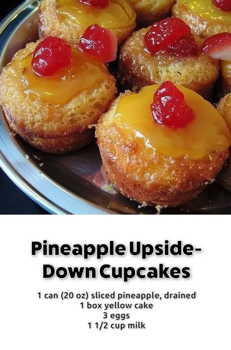 Mmmm… A Delicious Pineapple Upside-Down Cupcakes