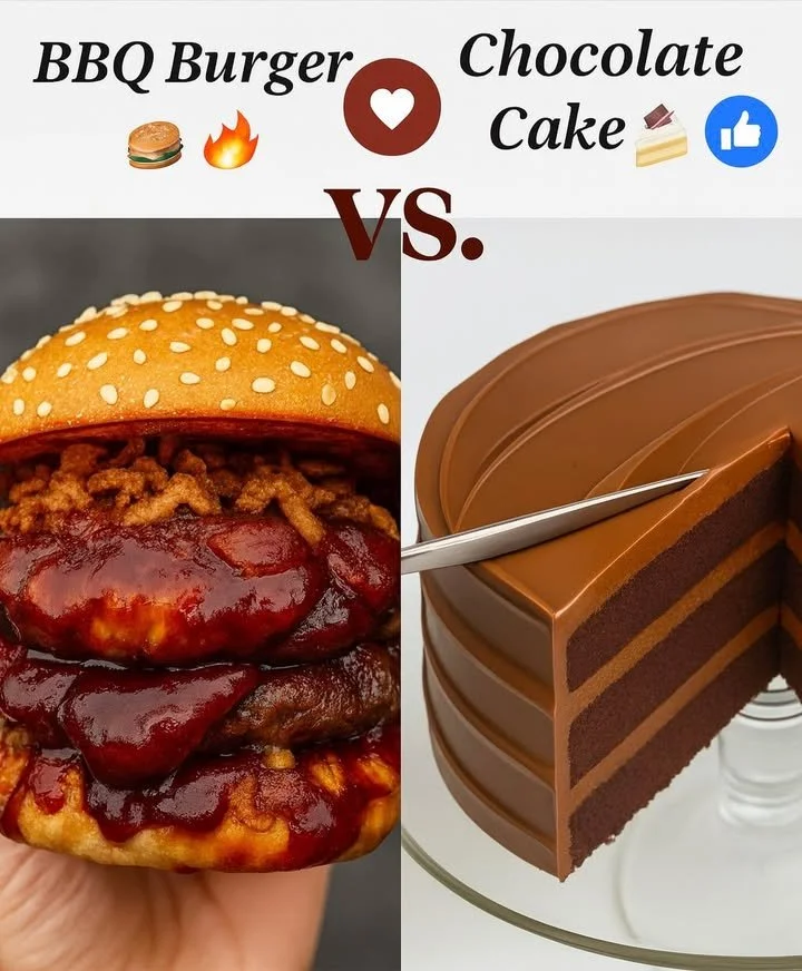 Delicious BBQ Burger served with smoky sauce and fresh toppings