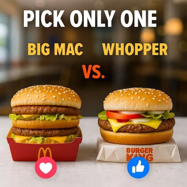 Delicious Big Mac burger with secret sauce and fresh ingredients.