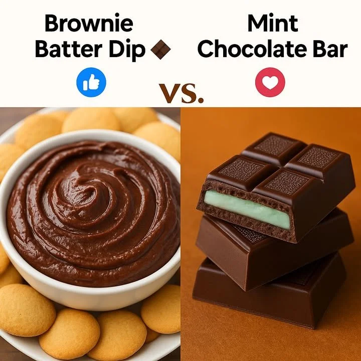 Delicious Brownie Batter Dip served in a bowl with a scoop and dipping treats