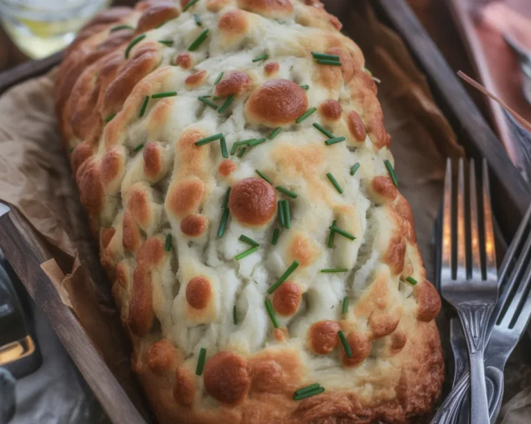 Crabby Shrimp-Stuffed Garlic Bread Bombs filled with shrimp and creamy cheese.
