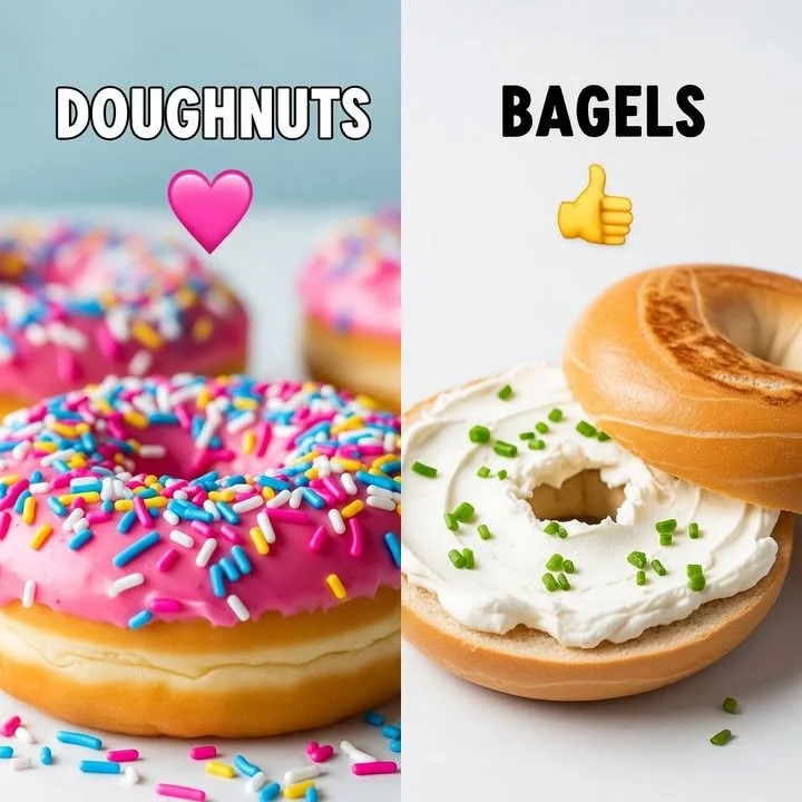 Assorted doughnuts including glazed, sugared, and filled varieties on display