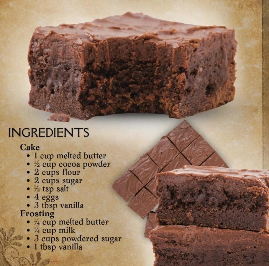 Delicious Lunch Lady Brownies served on a plate, perfect for dessert lovers.