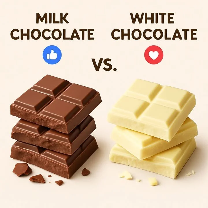 Delicious milk chocolate, smooth and creamy, perfect for sweet treats.