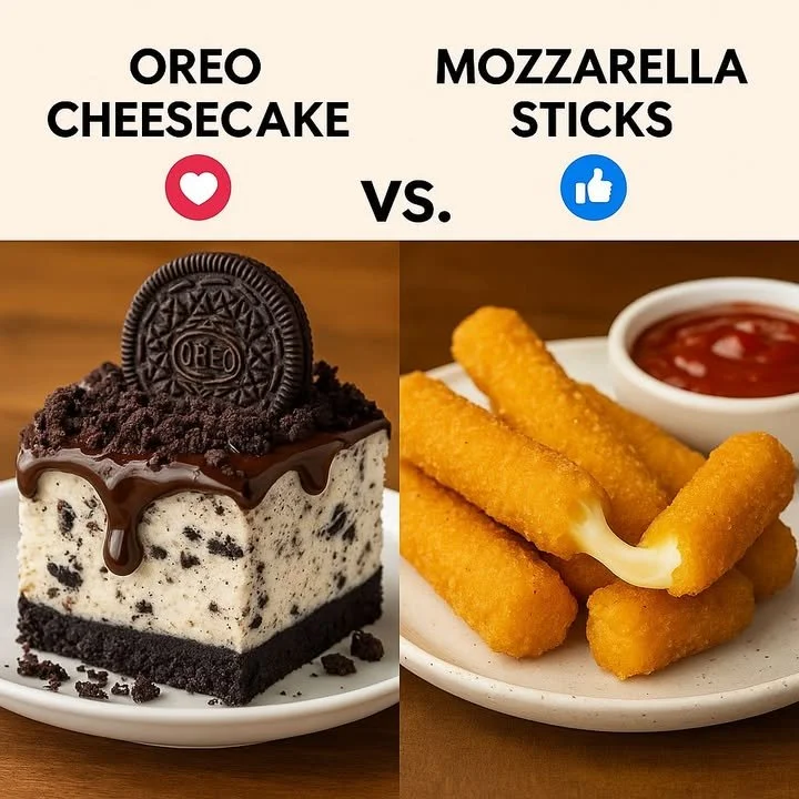 Delicious Oreo cheesecake with chocolate crumble and cream topping