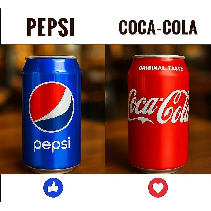 Cold can of Pepsi with ice, showcasing its refreshing cola taste and bubbly texture.
