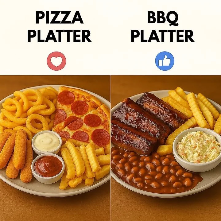Assorted pizza platter with various toppings and crust styles for sharing
