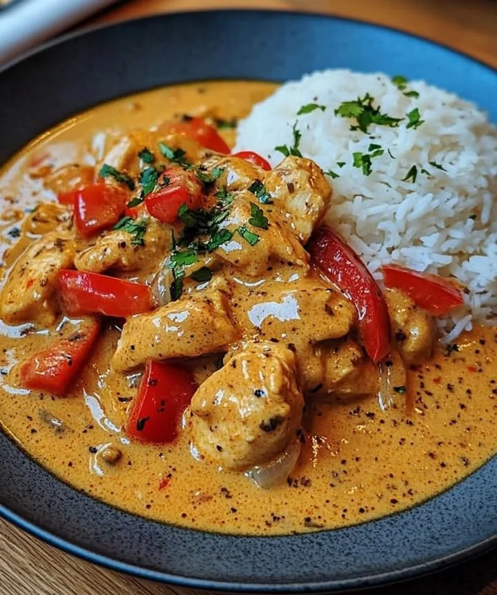 Creamy delight dish served with fresh herbs and vegetables